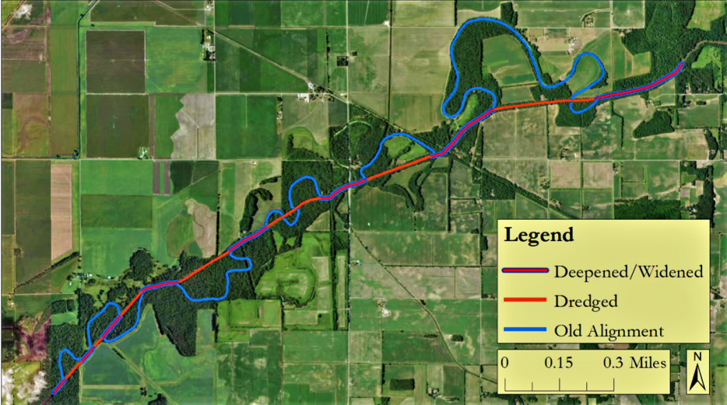 Channel Dredged and Meanders removed photo